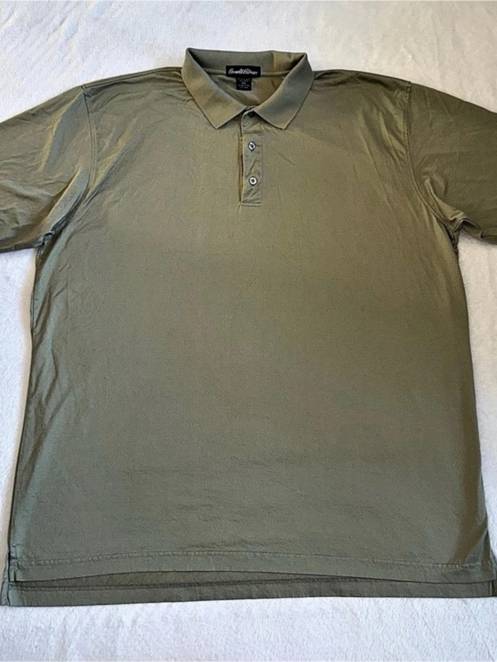 Mens Arnold Palmer Performance Sage Green Golf Polo XXL 100% Cotton